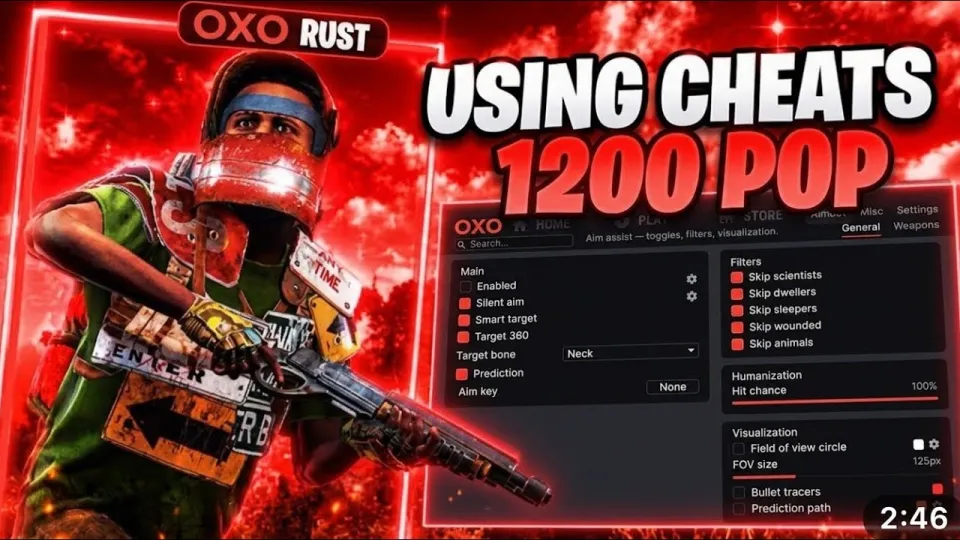 Dominating Wipe Day With The Best 5$ Rust Cheats! OXO CHEATS